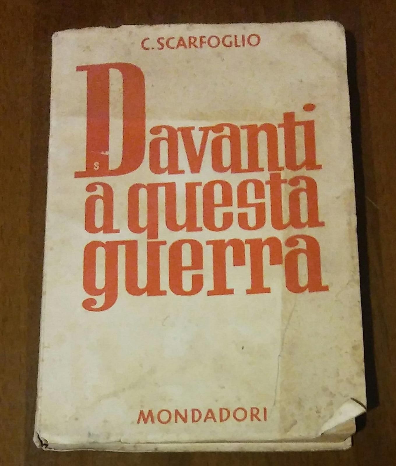 DAVANTI A QUESTA GUERRA - copertina