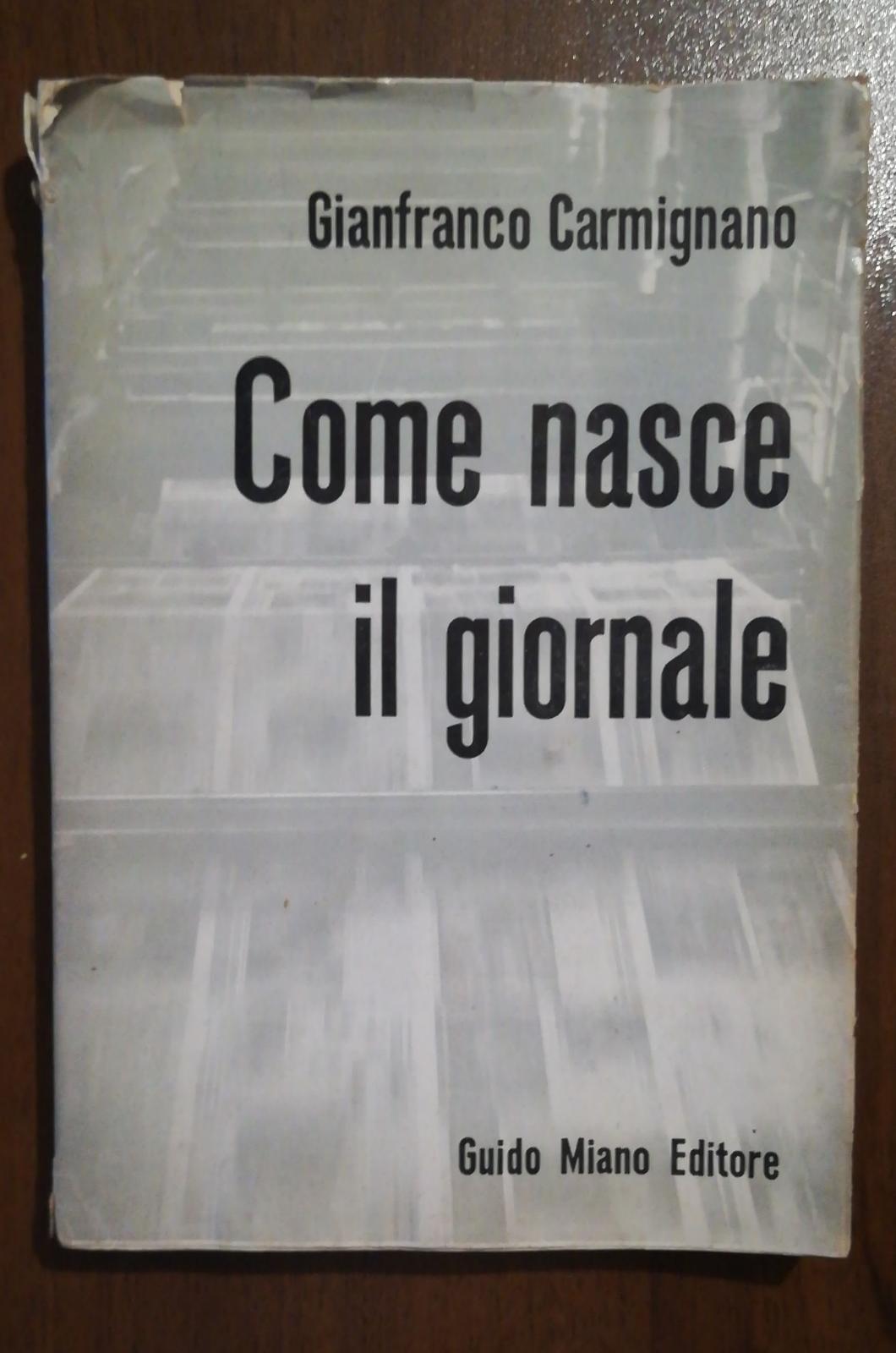 COME NASCE IL GIORNALISMO - copertina