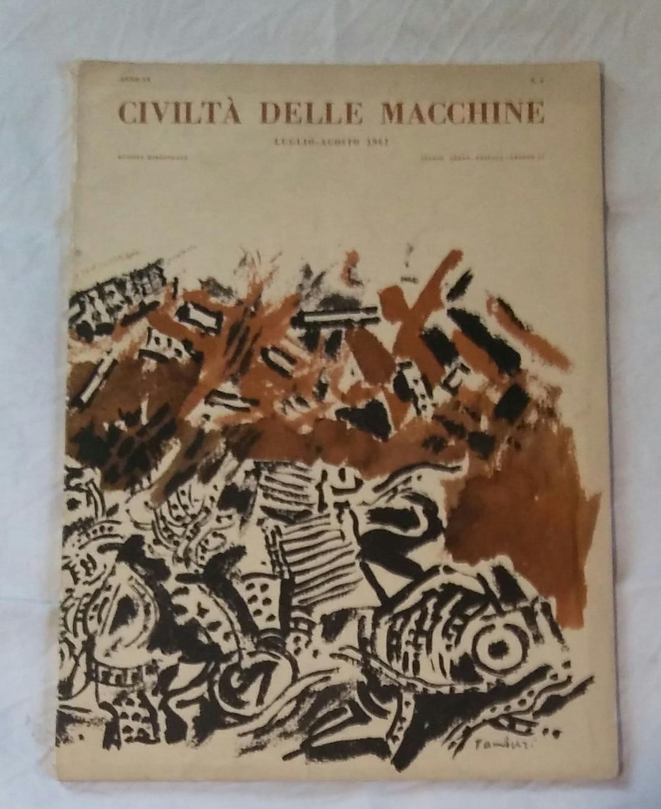 CIVILTA' DELLE MACCHINE. anno 9 n.4 e n.6 - copertina