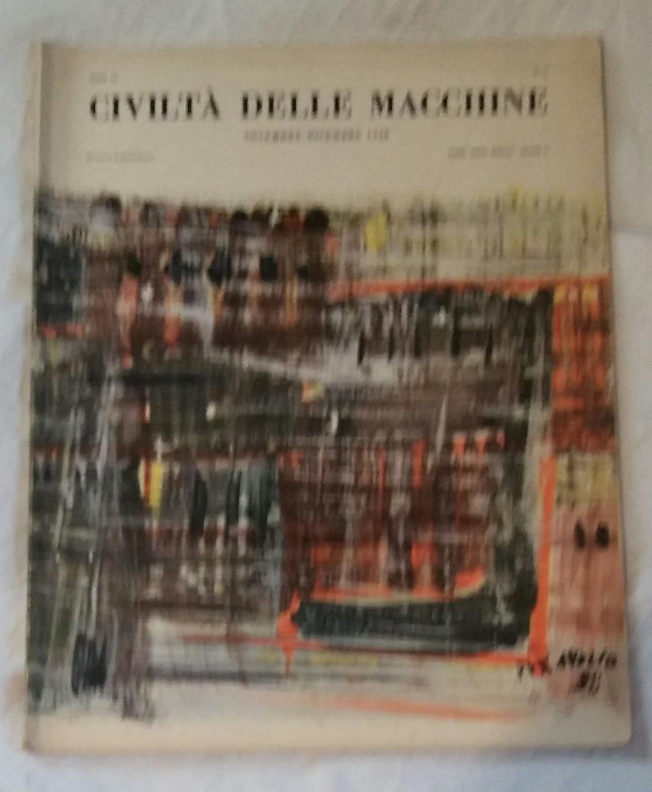 civiltà delle macchine A. VI, n. 6 - copertina