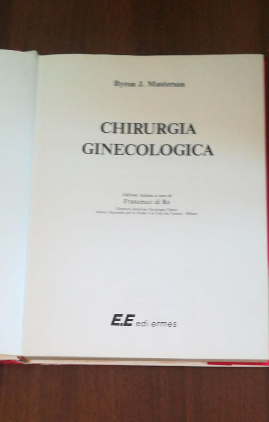 Chirurgia ginecologica - copertina
