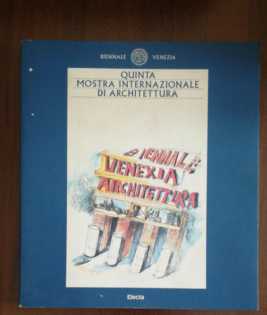 QUINTA MOSTRA INTERNAZIONALE DI ARCHITETTURA - copertina