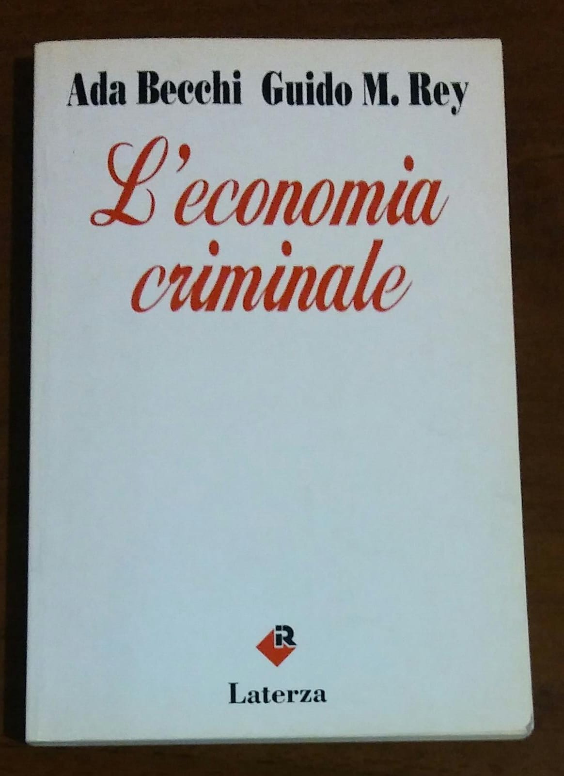 L'economia criminale - copertina