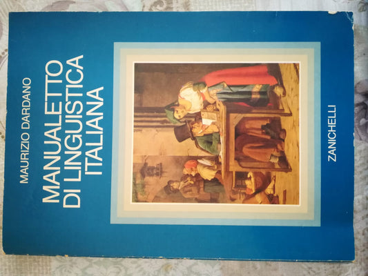 MANUALETTO DI LINGUISTICA ITALIANA - copertina