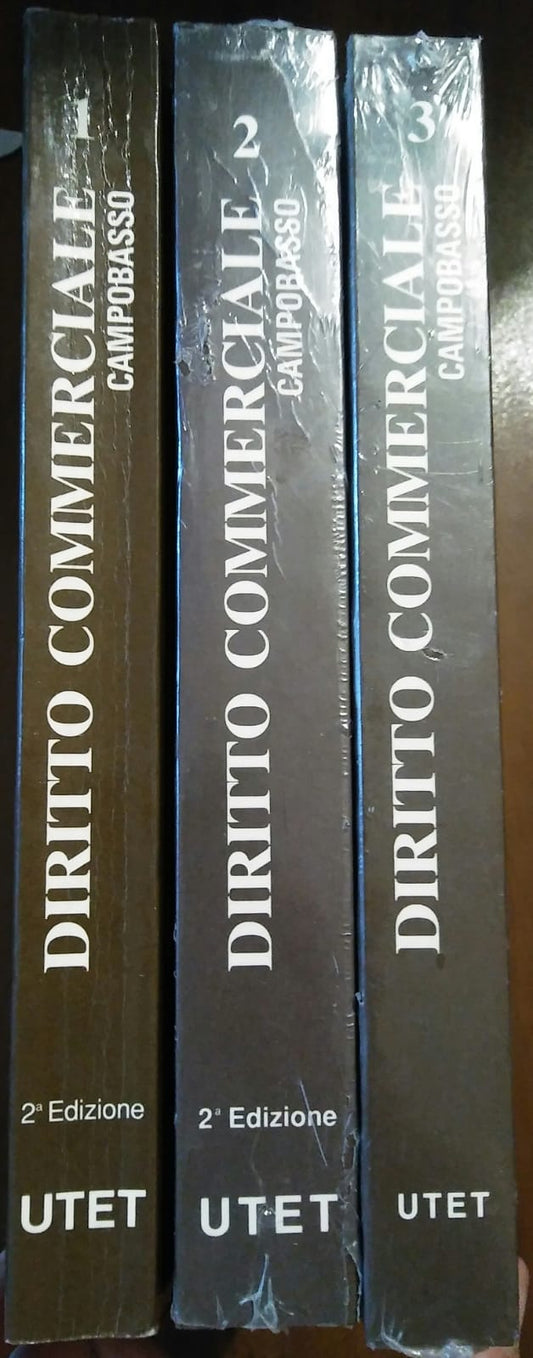 DIRITTO COMMERCIALE I II III - copertina