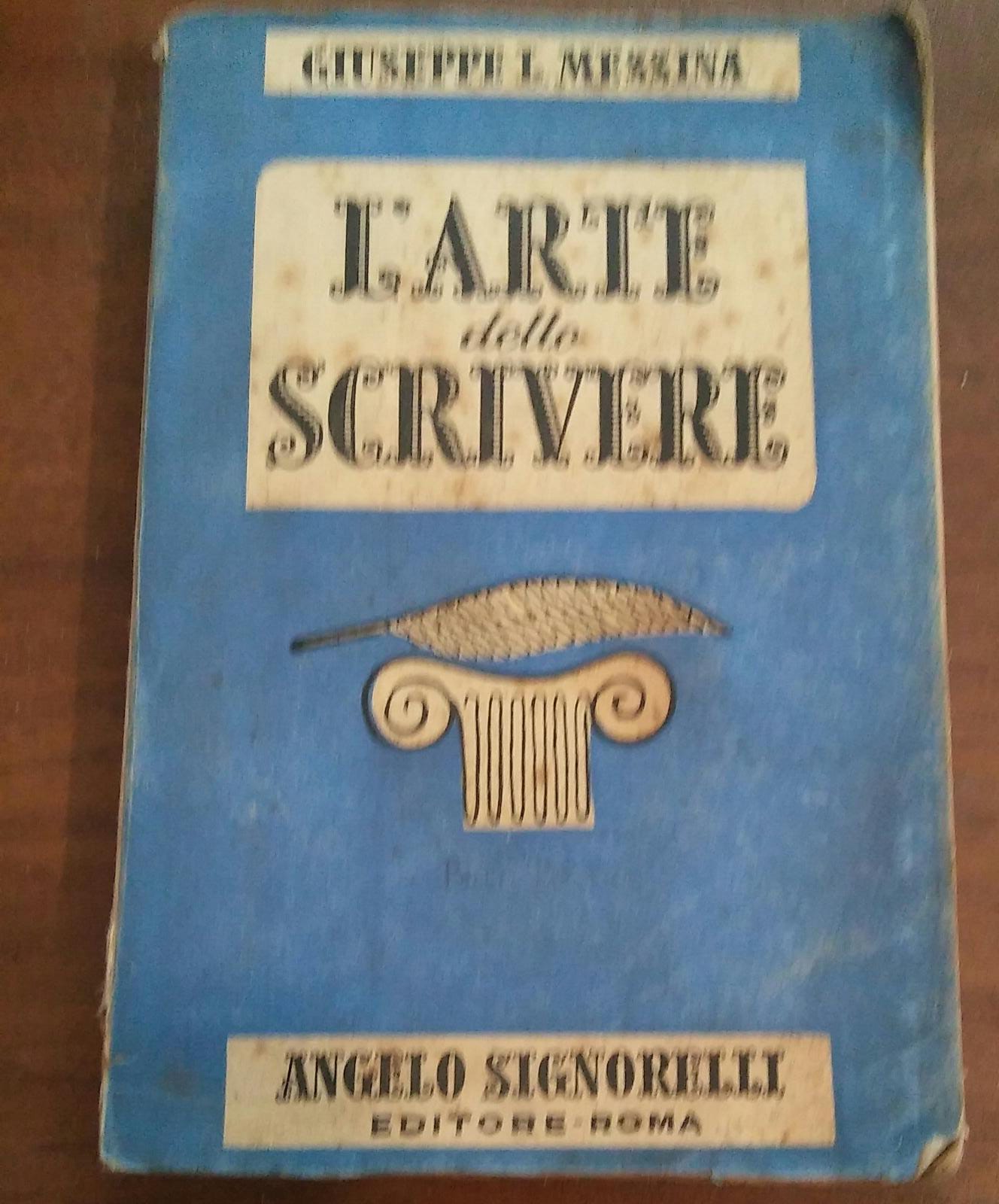 L' ARTE DELLO SCRIVERE - copertina