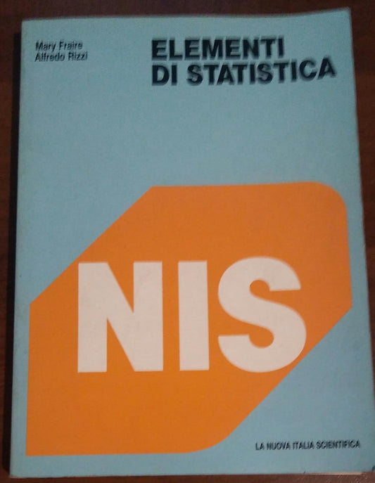 ELEMENTI DI STATISTICA NIS 1988 - copertina