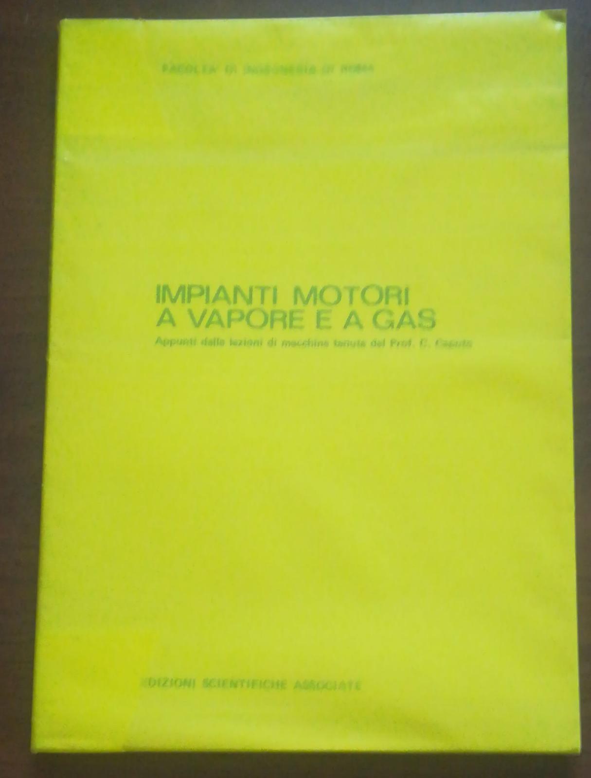 IMPIANTI MOTORI A VAPORE E A GAS - copertina