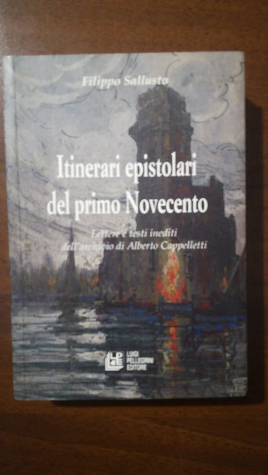 Itinerari epistolari del primo Novecento - copertina