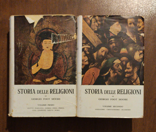 Storia delle religioni vol. I-II. Egitto, Babilonia, Assiria, India, Persia, Cina, Giappone, Grecia, Roma, Giudaismo, Cristianesimo, Islamismo. - copertina