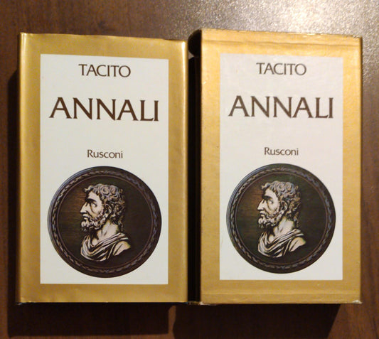 ANNALI DALLA MORTE DEL DIVO AUGUSTO, TRADUZIONE DI ENRICO ODDONE, INTRODUZIONE, NOTE, BIBLIOGRAFIA A CURA DI MATILDE CALTABIANO - copertina