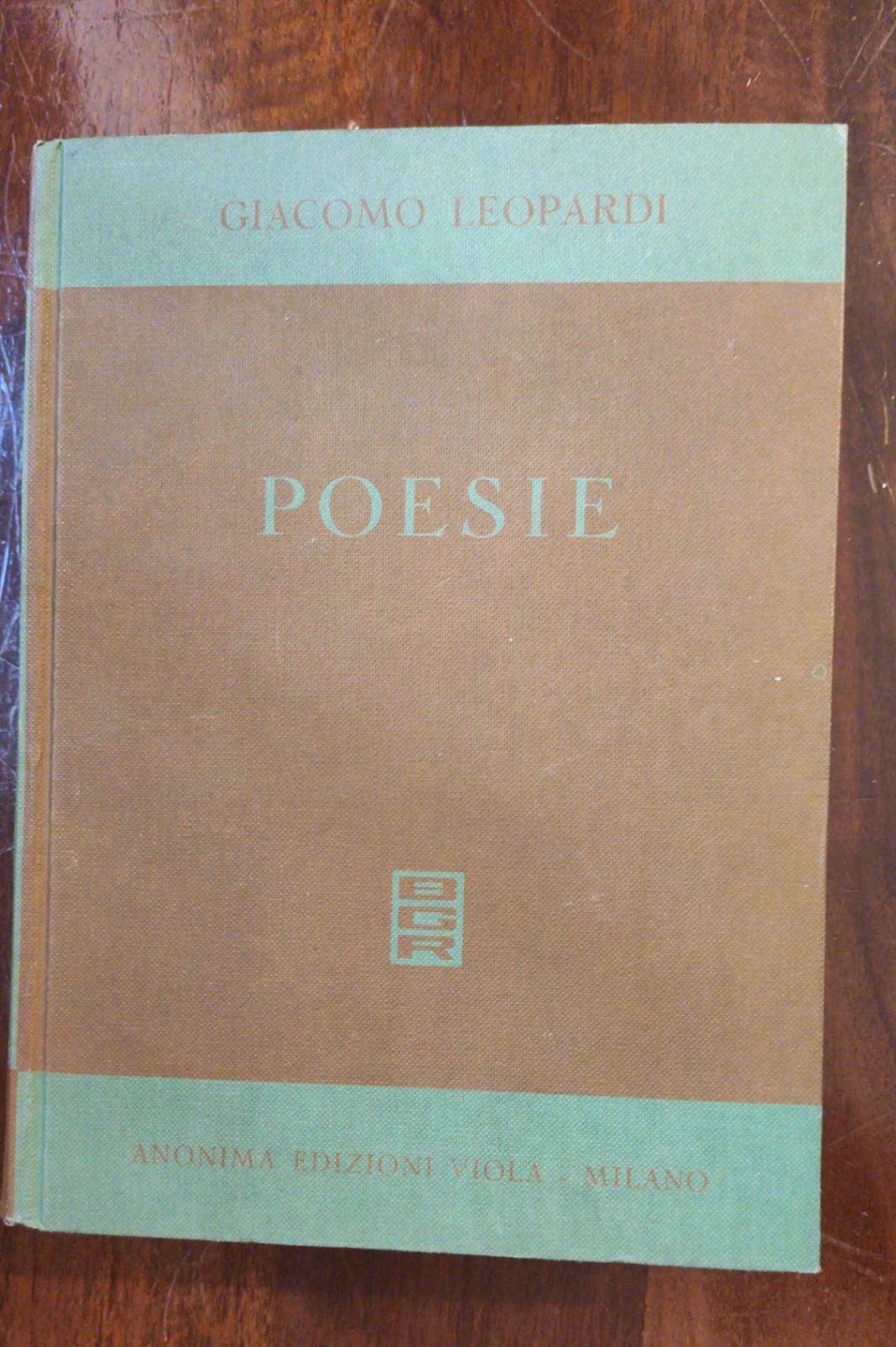 poesie - copertina
