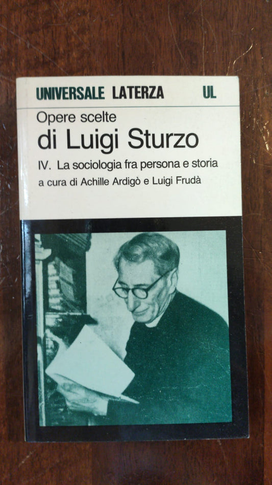 La sociologia fra persona e storia - copertina