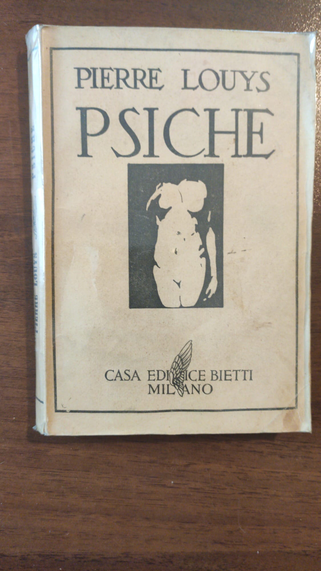 Louÿs P. - PSICHE. ROMANZO. SEGUÌTO DA LA FINE DI PSICHE DI CLAUDE FARRÈRE - copertina