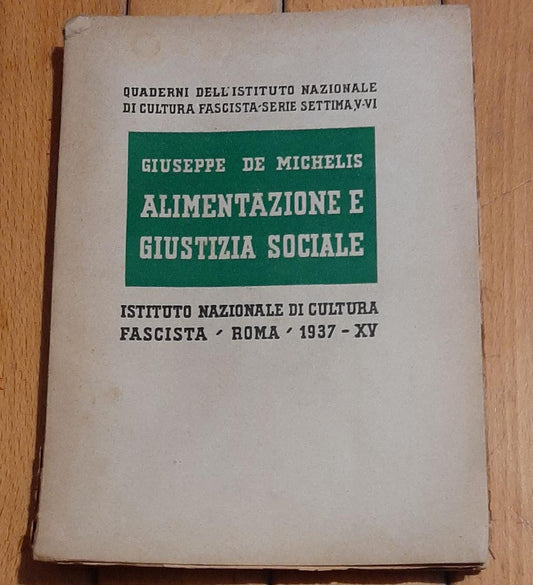 ALIMENTAZIONE E GIUSTIZIA SOCIALE - copertina