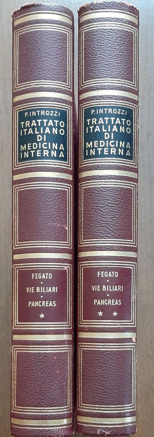 Trattato italiano di medicina interna. Malattie del fegato,delle vie biliari e del pancreas. 2 volumi - copertina