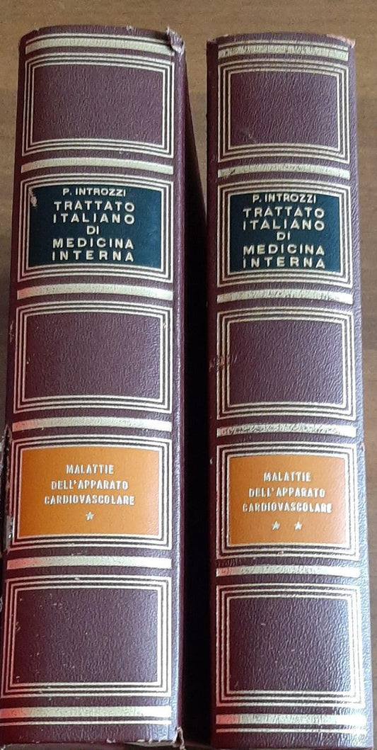 TRATTATO ITALIANO DI MEDICINA INTERNA MALATTIE DELL 'APPPARATO CARDIOVASCOLARE - copertina