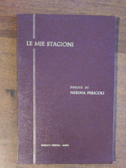 LE MIE STAGIONI POESIE - copertina