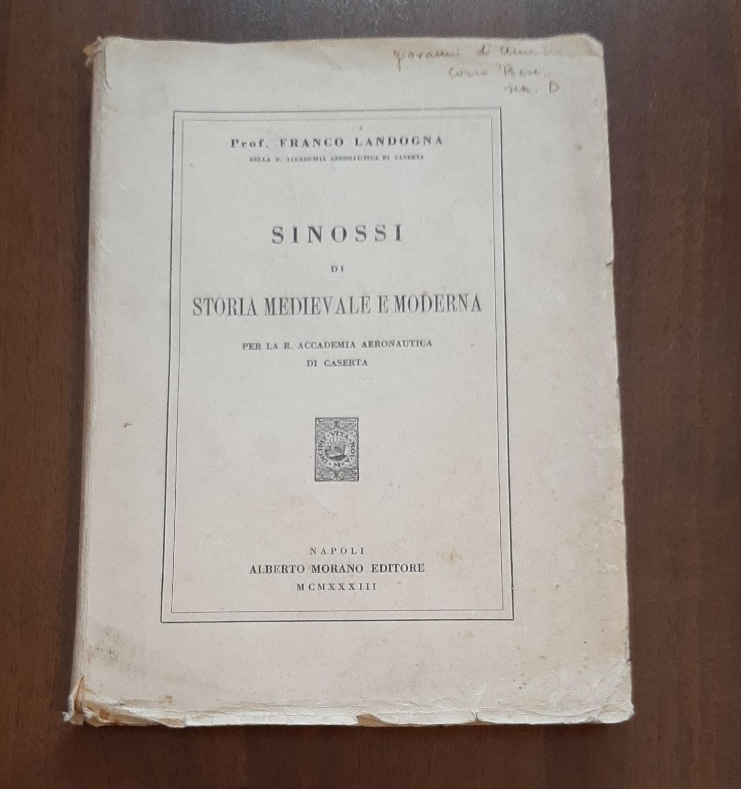 STORIA MEDIOEVALE E MODERNA - copertina