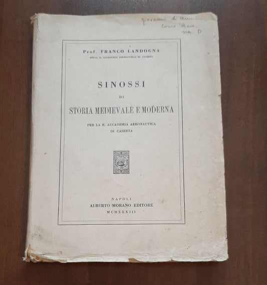 STORIA MEDIOEVALE E MODERNA - copertina