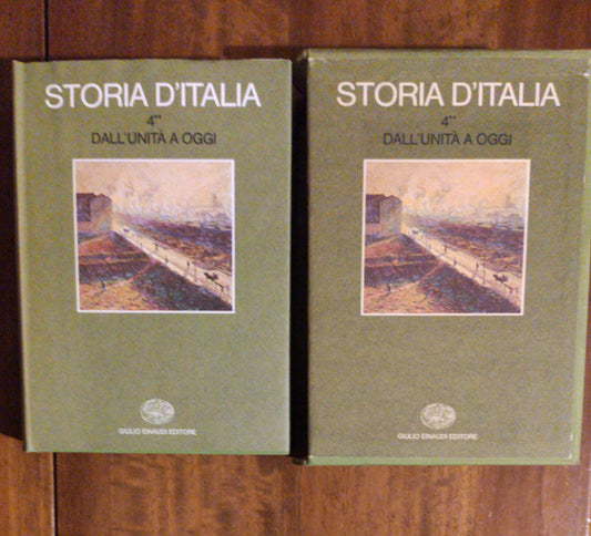 STORIA D'ITALIA DALL'UNITA A OGGI - copertina