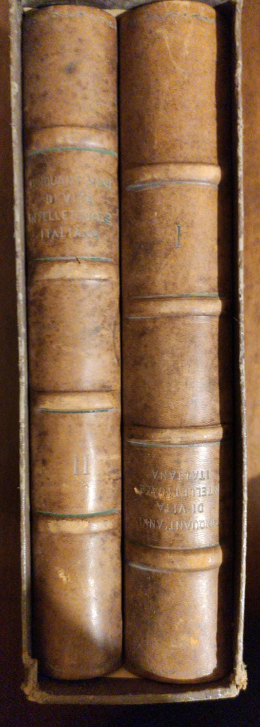 Cinquant'anni di vita intellettuale italiana - copertina