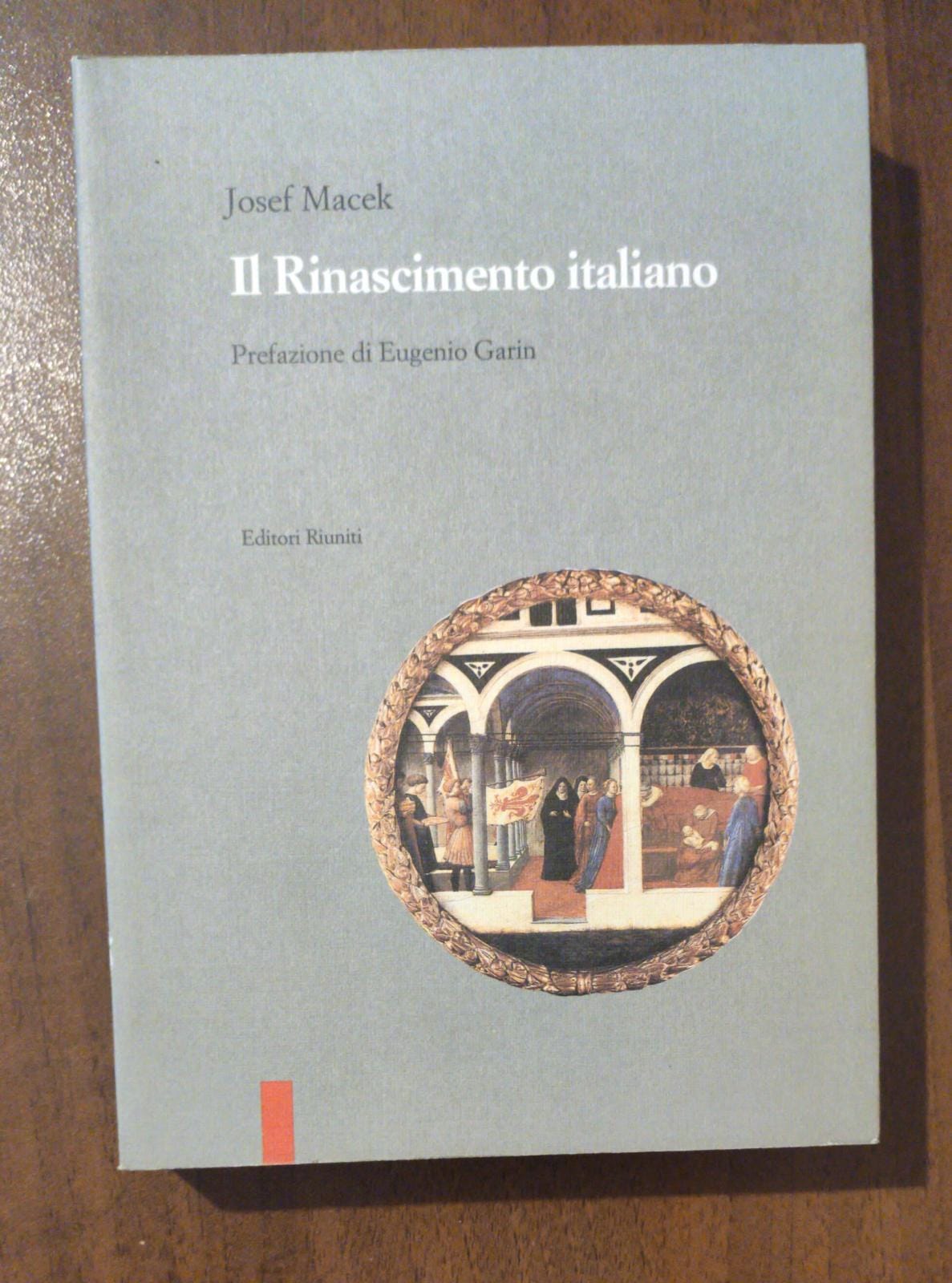 IL RINASCIMENTO ITALIANO - copertina