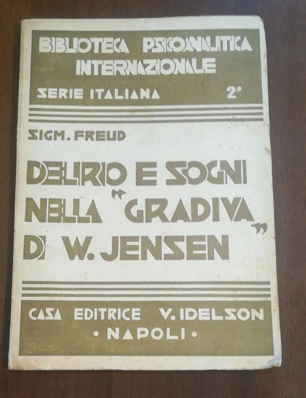 DELIRIO E SOGNI NELLA "GRADIVA" - copertina
