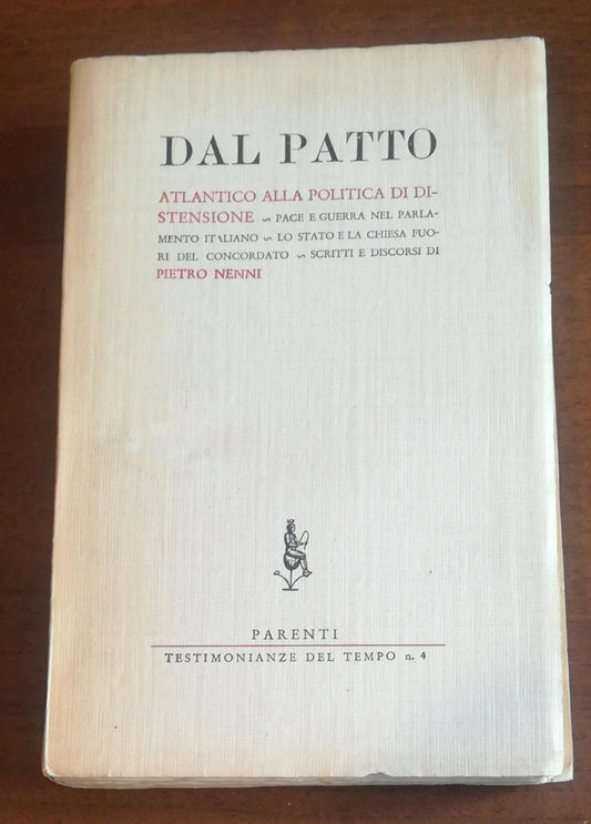 Dal Patto Atlantico alla politica di distensione - copertina
