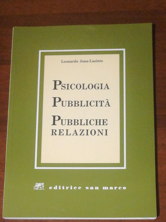 Psicologia Pubblicita' Pubbliche Relazioni - copertina