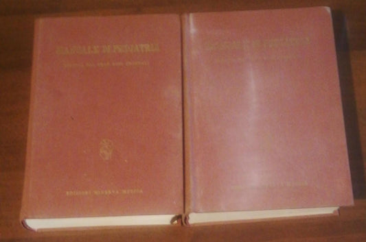 Manuale di pediatria volume I volume II - copertina