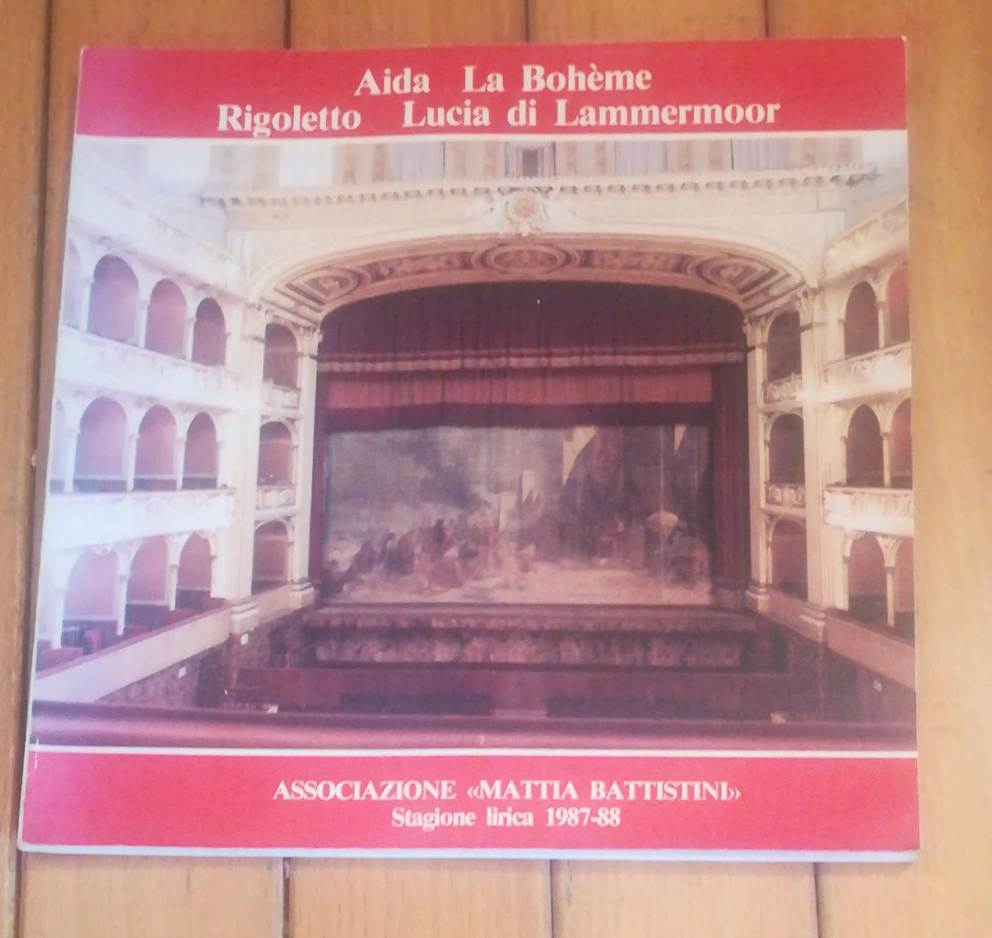 AIDA LA BOHEME RIGOLETTO LUCIA DI LAMMERMOOR - copertina