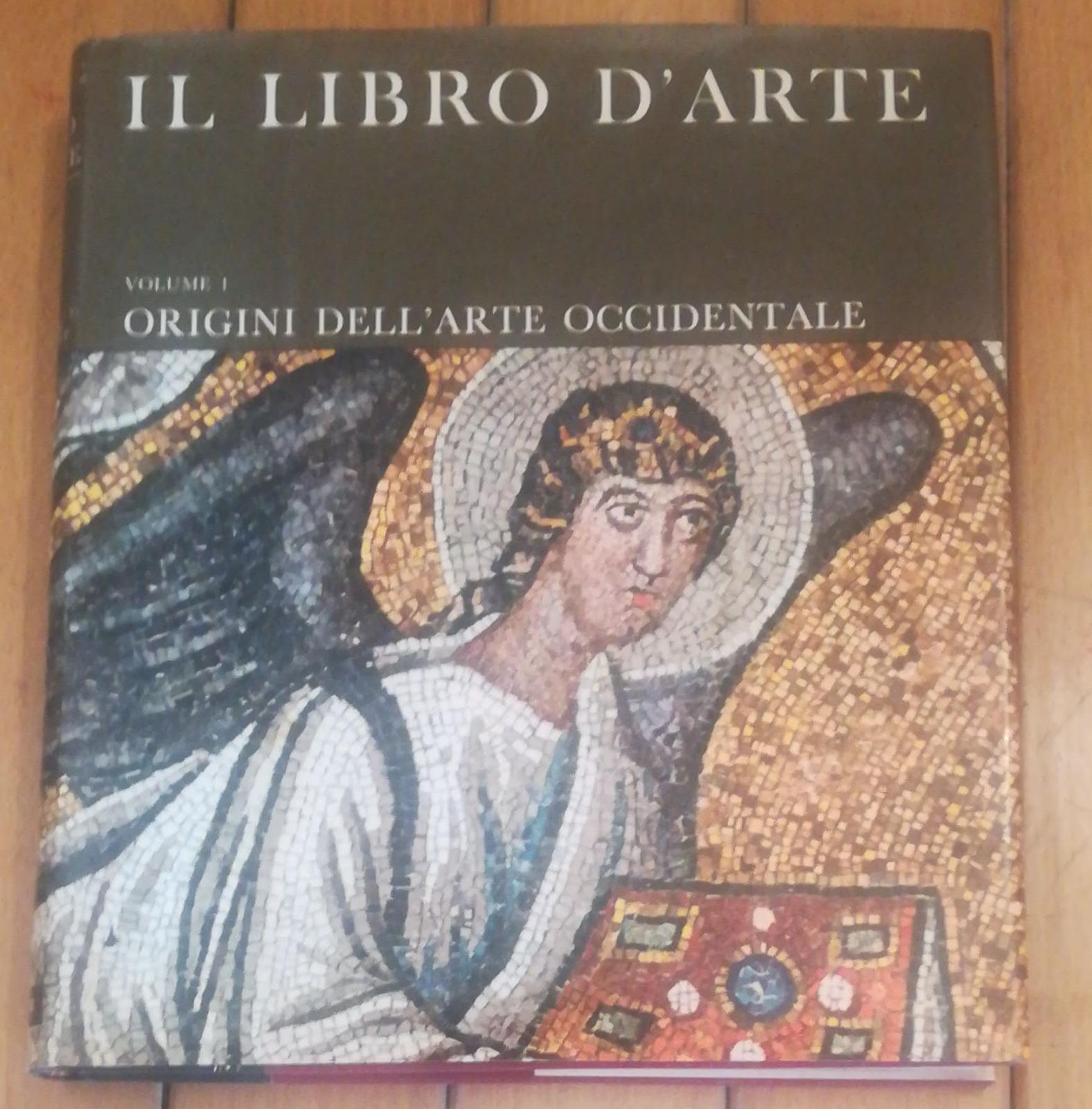 IL LIBRO D'ARTE ORIGINE DELL'ARTE OCCIDENTALE VOLUME I-II-III-VI-V-VI-VII-VIII-IX-X - copertina