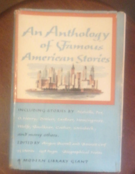 AN ANTHOLOGY OF FAMOUS AMERICAN STORIES 1953 - copertina