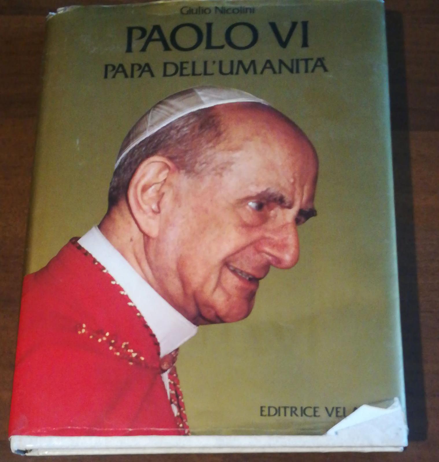 PAOLO VI PAPA DELL'UMANITA - copertina