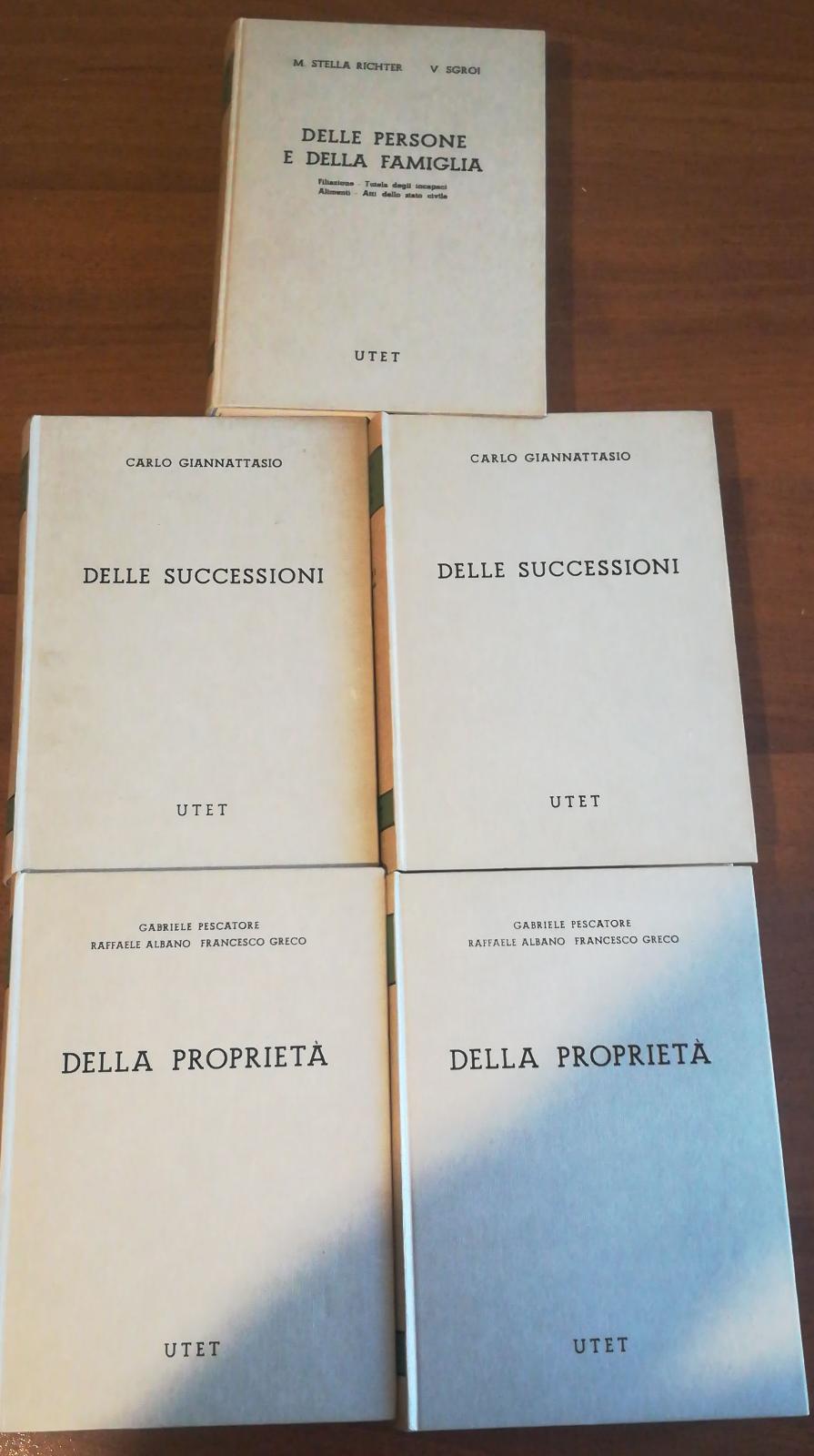 Commentario del Codice Civile 5 volumi - copertina