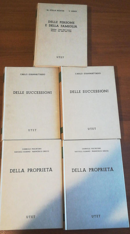 Commentario del Codice Civile 5 volumi - copertina