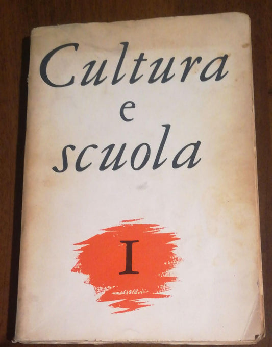 CULTURA E SCUOLA - copertina