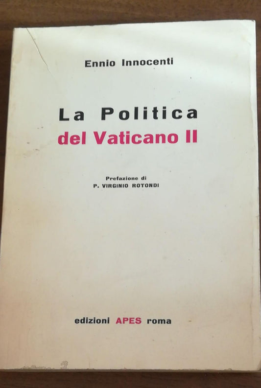 LA POLITICA DEL VATICANO II - copertina