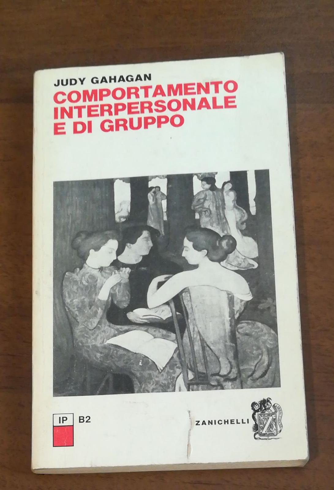 Comportamento interpersonale e di gruppo - copertina