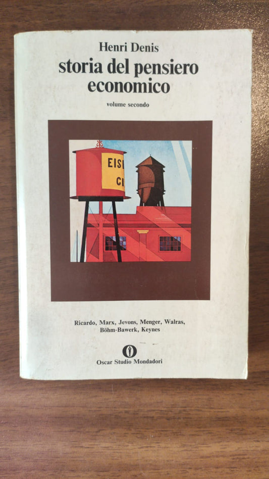 STORIA DEL PENSIERO ECONOMICO - copertina
