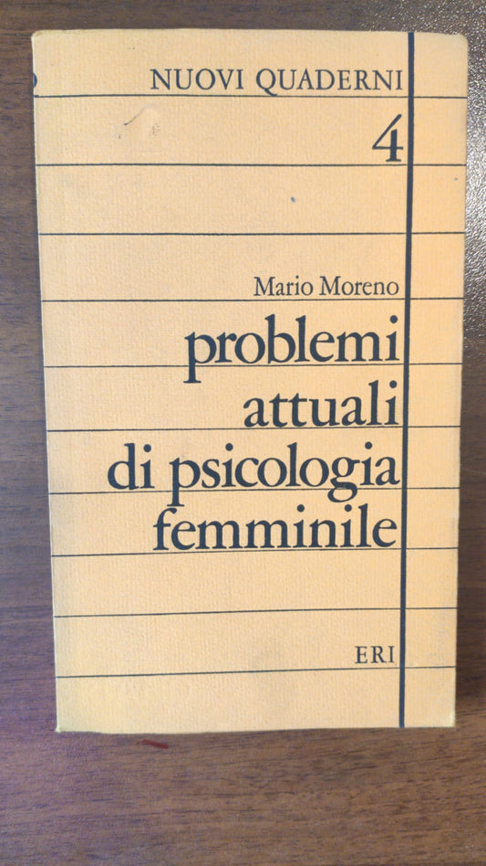 NUOVI QUADERNI PROBLEMI ATTUALI DI PSICOLOGIA FEMMINILE - copertina