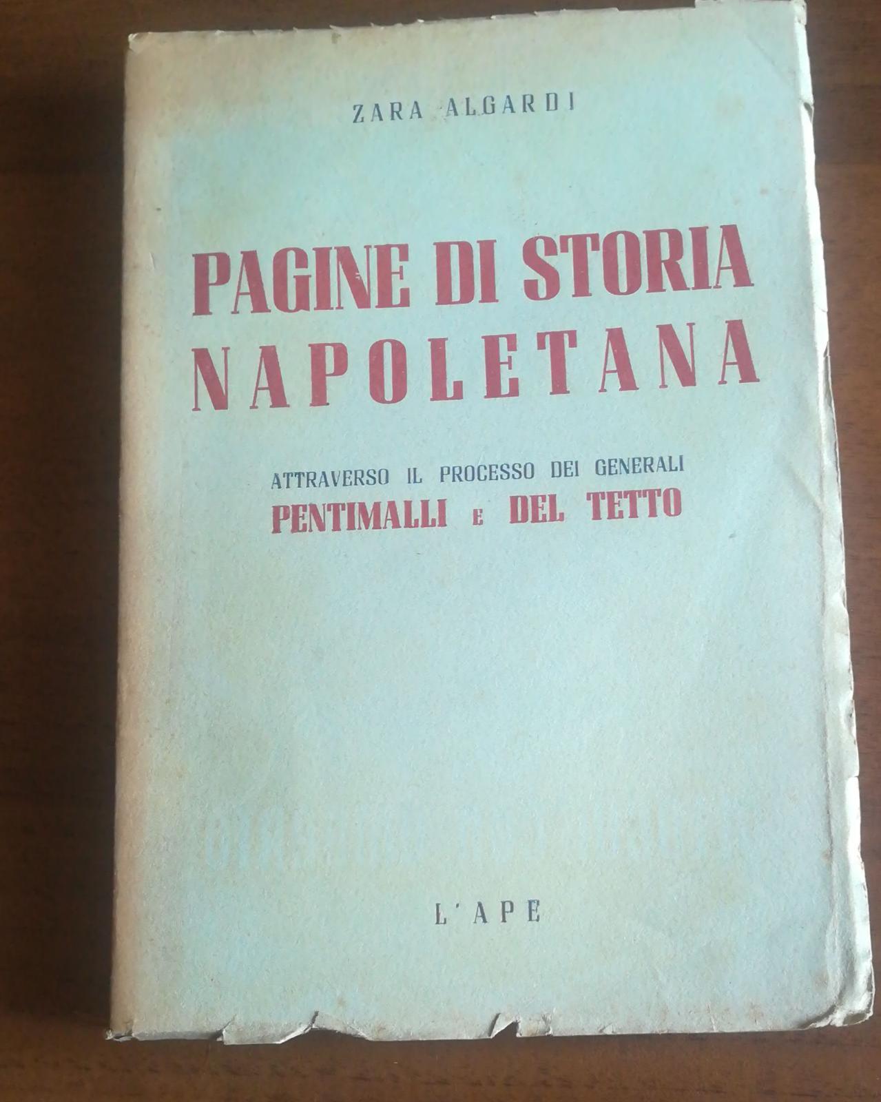 PAGINE DI STORIA NAPOLETANA - copertina