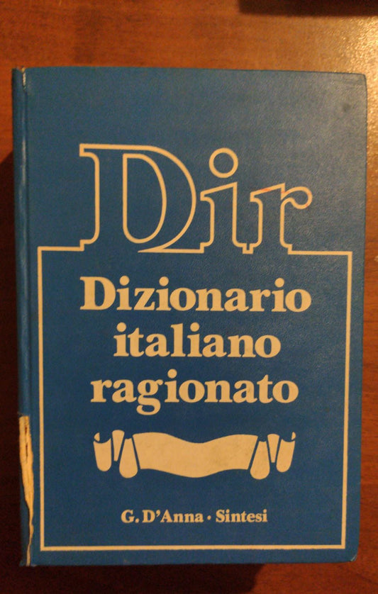 Dizionario italiano ragionato - copertina