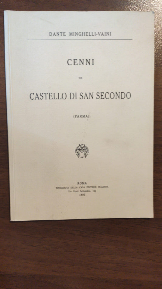 CASTELLO DI SAN SECONDO 1895 - copertina