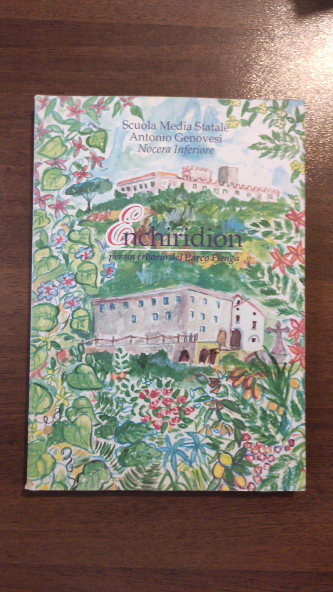 ENCHIRIDION PER UN ERBARIO DEL PARCO FIENGA - copertina