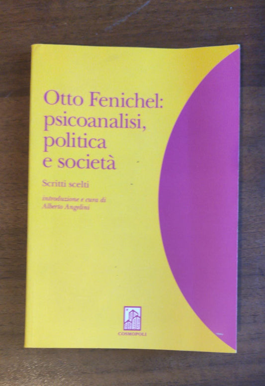 PSICOANALISI, POLITICA E SOCIETA - copertina