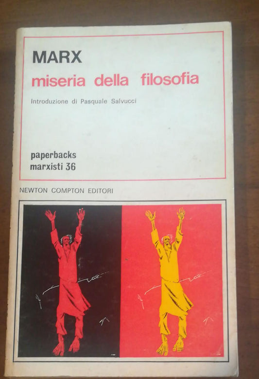 Marx miseria della filosofia - copertina