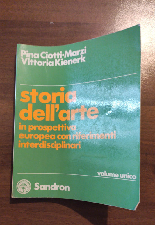 STORIA DELL'ARTE IN PROSPETTIVA EUROPEA CON RIFERIMENTI INTERDISCIPLINARI - copertina