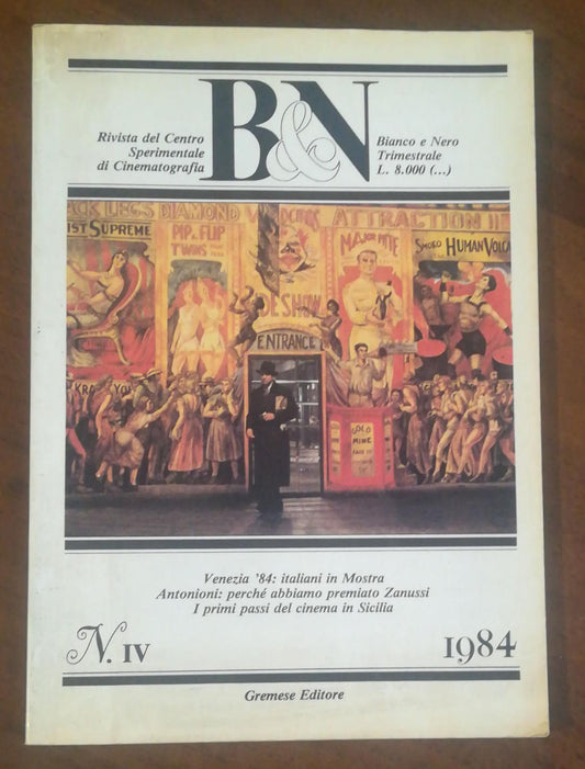 RIVISTA DEL CENTRO SPERIMENTALE DI CINEMATOGRAFIA - copertina
